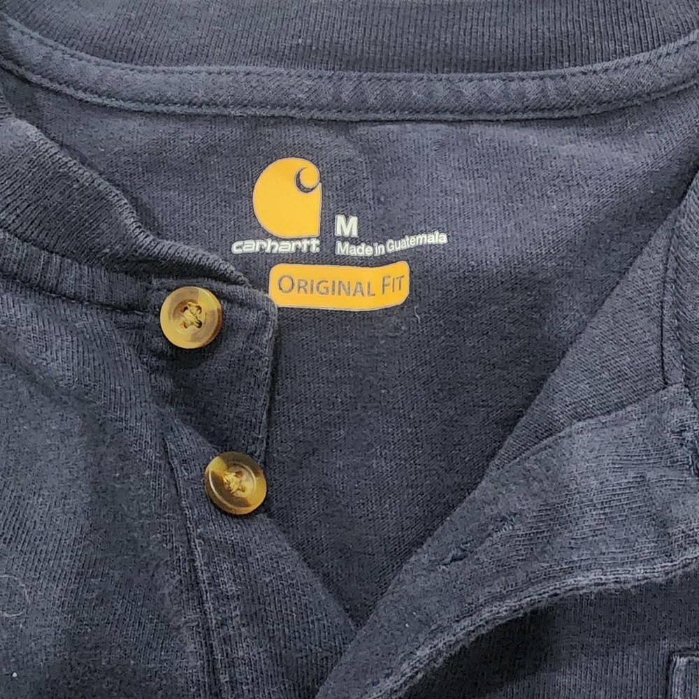 Carhartt navy blue‎ pocket tee Size M - Picture 3 of 3